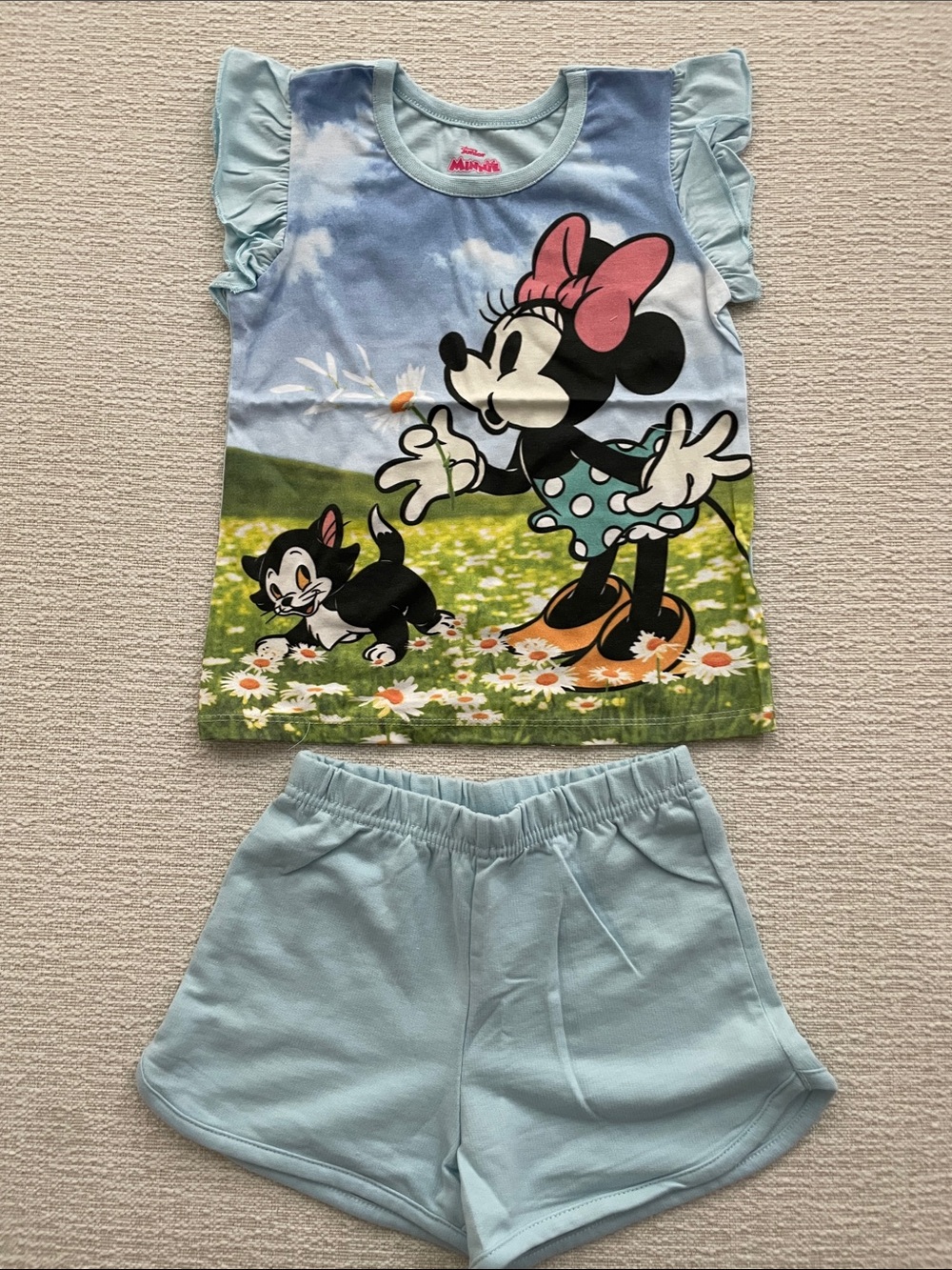 Disney Minnie Mouse Light Blue Girls Outfit